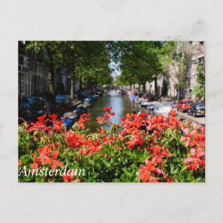 Uitzicht van het Briefkaart van Amsterdam