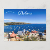 Uitzicht van het Briefkaart van de Bolivia van het (Voorkant)