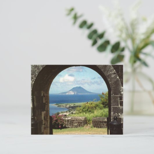 Uitzicht van het Briefkaart van de Brimstone Hill (Staand voorkant)