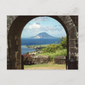 Uitzicht van het Briefkaart van de Brimstone Hill  (Voorkant)