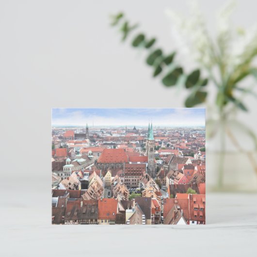 Uitzicht van het Briefkaart van Neurenberg (Staand voorkant)