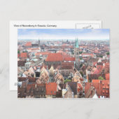 Uitzicht van het Briefkaart van Neurenberg (Voorkant / Achterkant)