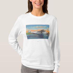 Uitzicht van het Californische Clipper Plane T-shirt