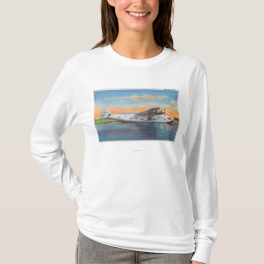 Uitzicht van het Californische Clipper Plane T-shirt (Voorkant)