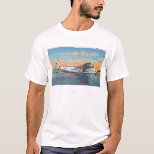 Uitzicht van het Californische Clipper Plane T-shirt (Voorkant)