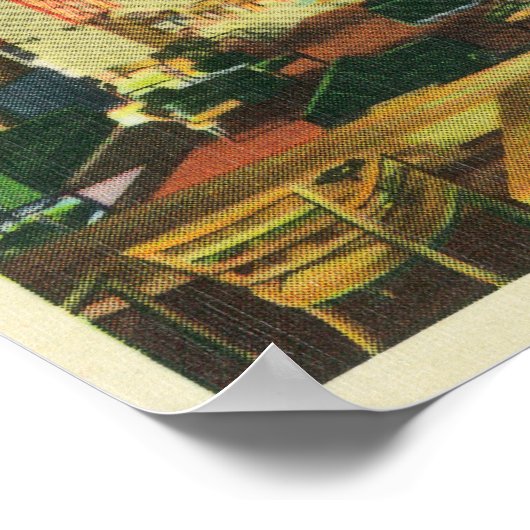 Uitzicht van het Canyon Hotel Lounge Poster (Hoek)