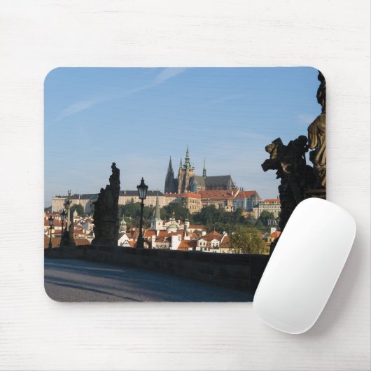 Uitzicht van het Castle vanaf de brug Charles in P Muismat (Met muis)