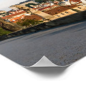 Uitzicht van het Castle vanaf de brug Charles in P Poster (Hoek)