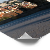 Uitzicht van het Castle vanaf de brug Charles in P Poster (Hoek)