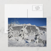 Uitzicht van het catedral-skioord in Bariloche Briefkaart (Voorkant / Achterkant)