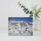 Uitzicht van het catedral-skioord in Bariloche Briefkaart (Staand voorkant)