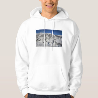 Uitzicht van het catedral-skioord in Bariloche Hoodie