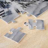 Uitzicht van het catedral-skioord in Bariloche Legpuzzel (Zijkant)