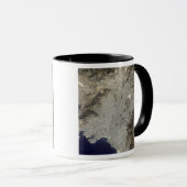 Uitzicht van het centrale Athene met TrueColor-sat Mok (Voorkant rechts)