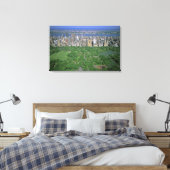 Uitzicht van het centrale park aan de luchtzijde e canvas afdruk (Insitu (Slaapkamer))
