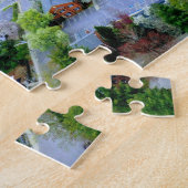 Uitzicht van het centrum van Asheville Aerial Legpuzzel (Zijkant)