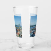 Uitzicht van het centrum van de stad Riga van bove Glas (Links)
