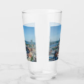 Uitzicht van het centrum van de stad Riga van bove Glas (Rechts)