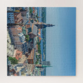 Uitzicht van het centrum van de stad Riga van bove Legpuzzel (Horizontaal)