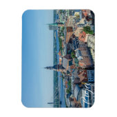 Uitzicht van het centrum van de stad Riga van bove Magneet (Verticaal)