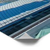 Uitzicht van het centrum van de stad Riga van bove Poster (Hoek)