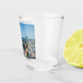 Uitzicht van het centrum van de stad Riga van bove Shot Glas (Rechts)
