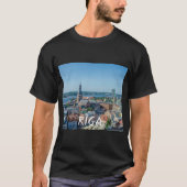 Uitzicht van het centrum van de stad Riga van bove T-shirt (Voorkant)