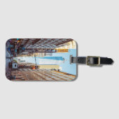 Uitzicht van het centrum van New York van het Worl Bagagelabel (Voorkant (horizontaal))