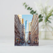 Uitzicht van het centrum van New York van het Worl Briefkaart (Staand voorkant)