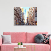 Uitzicht van het centrum van New York van het Worl Canvas Afdruk (Insitu (Woonkamer))
