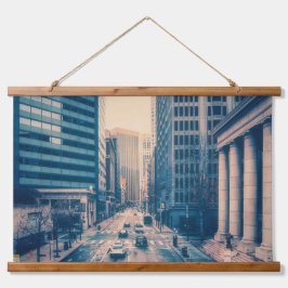 Uitzicht van het centrum van San Francisco Hangend Wandkleed