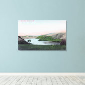 Uitzicht van het Chabot Hayward-meer, CA Canvas Afdruk (Insitu (Houten vloer))