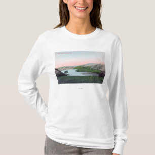 Uitzicht van het Chabot Hayward-meer, CA T-shirt
