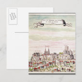 Uitzicht van het Chateau de Loches, 1699 Briefkaart (Voorkant / Achterkant)