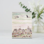 Uitzicht van het Chateau de Loches, 1699 Briefkaart (Staand voorkant)