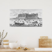 Uitzicht van het Chateau de Saint-Germain-en-Laye Poster (Keuken)