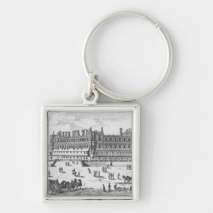 Uitzicht van het Chateau de Saint-Germain-en-Laye Sleutelhanger