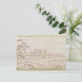 Uitzicht van het Chateau van Celle-Saint-Cloud, c. Briefkaart (Staand voorkant)