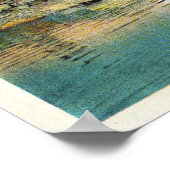 Uitzicht van het Cobbosseecontee- en vuurtoren Poster (Hoek)