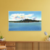 Uitzicht van het Cobbosseecontee-meer op Cuba Canvas Afdruk (Insitu (Woonkamer))