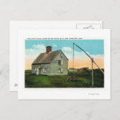 Uitzicht van het Coffin House, oudste op het eilan Briefkaart (Voorkant / Achterkant)