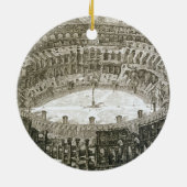 Uitzicht van het Colosseum uit de Uitzichten van R Keramisch Ornament (Achterkant)