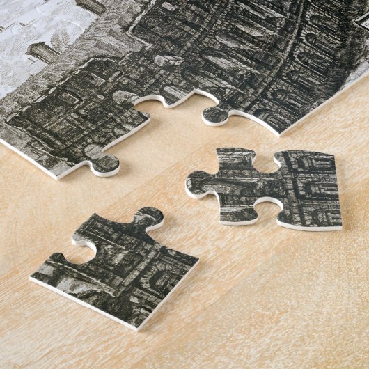 Uitzicht van het Colosseum uit de Uitzichten van R Legpuzzel (Zijkant)