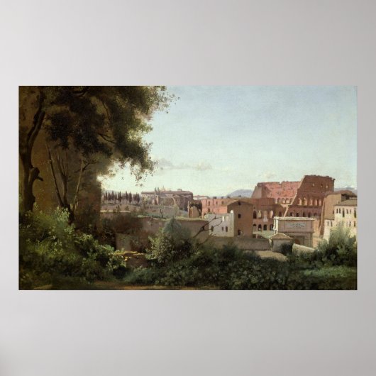 Uitzicht van het Colosseum van de Faeröer Poster (Voorkant)