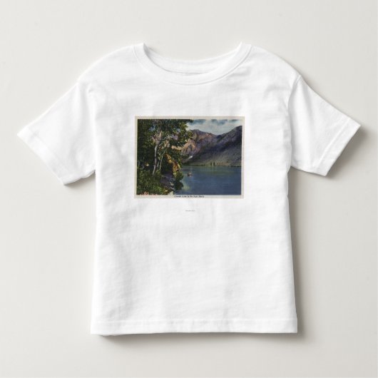 Uitzicht van het Convictmeer in de hoge Sierra Kinder Shirts (Voorkant)