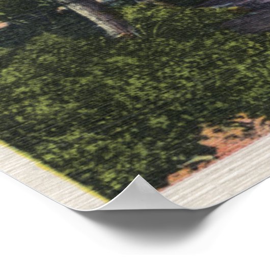 Uitzicht van het Convictmeer in de hoge Sierra Poster (Hoek)