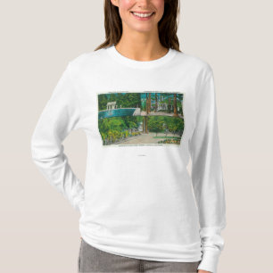 Uitzicht van het Crag Uitzicht ResortCastella, CA T-shirt