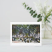 Uitzicht van het Crescent Park Briefkaart (Staand voorkant)