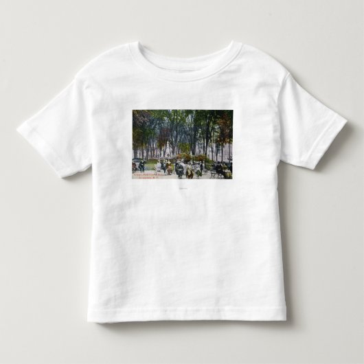 Uitzicht van het Crescent Park Kinder Shirts (Voorkant)