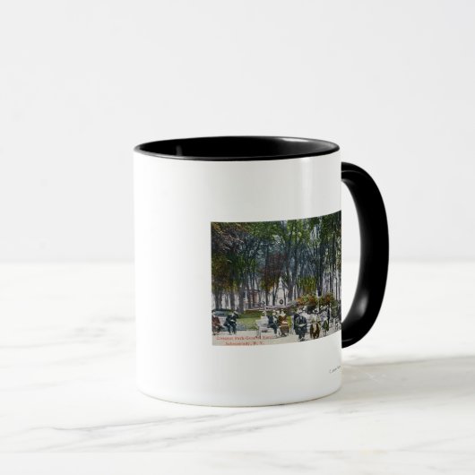 Uitzicht van het Crescent Park Mok (Voorkant rechts)